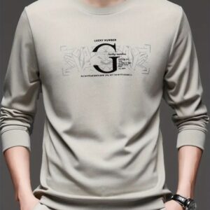 Round neck full sleeve T-shirt